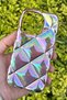 Apple iPhone 15 Pro Max Case Hologram Fluffy Anti-Impact Silicone Cover