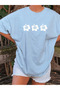 Unisex Men/Women Flower Custom Printed Oversize Cotton T-Shirt