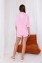 Pink Striped Summer Shorts Set - 4