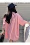 Unisex Men/Women Flower Custom Printed Oversize Cotton T-Shirt - 5
