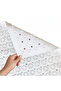 Silicone Suction Cup Massage Bath Shower and Shower Cabin Mat. Shower Foot Mat 54X54Cm M-150 - 5