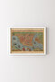 1572 Istanbul Map - White Frame