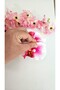 Orchid Flower Pearl Latch Buckle 10 cm Double Sided 1 Piece - 3