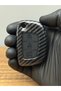 Hyundai I20- Accent - Sonata 2011-2018 Compatible 3 Buttons Carbon Fiber Key Protection Cover Case