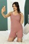 İp Askılı Şortlu Pijama Takımı - 4