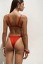 بيكيني علوي مثلث أحمر بحزام من Bagus - 4