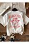A Quality Premium Margarita Printed Women's Oversize Tshirt - 4