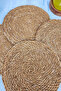 Decorative Wicker Trivet Pot Pan Teapot Rack Set 4 Pieces - 4