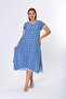 Citrus Flower Patterned Dress - 4