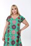 Tile Pattern Plus Size Dress