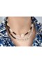 Black and White Sand Beaded Seashell Pearl 2-Piece Handmade Necklace Set–Bohemian Summer Necklace with Pearls - 3