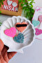 Girl's Glittery Clamp Buckle 3 Pieces - 4