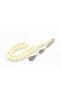 Sphere Cut Wrist Length White Beirut Amber Prayer Beads - 2