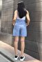 Women's Blue Shorts - 700-Ss-7094 - 5