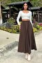 Women's Brown Skirt - 700-3676 - 4