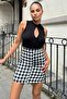Women's Plaid Mini Skirt - 700-3541 - 3