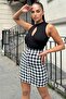 Women's Plaid Mini Skirt - 700-3541