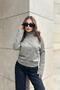Women's Beige Blouse - 700-3012 - 4