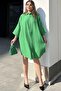 Women's Green Oversized Shirt Dress - 700-3582 - 5