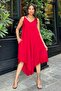 Women's Red Jumpsuit - 700-H5002