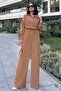 Women's Tan Jumpsuit - 700-3360