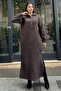 Women's Brown Long Dress - 700-3689