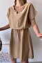 Women's Beige Dress - 700-2874 - 7