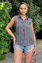 Women's Black Shirt - 700-2878C - 5