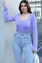 Women's Lilac Blouse - 700-3580 - 2