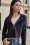 Women's Navy Blue Blouse - 700-3322