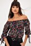 Women's Leaf Blouse - 700-H5013 - 2