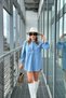 Women's Casual Denim Shirt - 700-3286 - 5