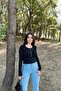Women's Black Blouse - 700-K7113 - 4