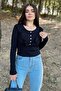 Women's Black Blouse - 700-K7113
