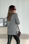 Women's Gray Knitwear Sweater - 700-3501 - 5