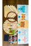37 Pieces of Loose Fabric with Plenty of Stencils Hobby Punch Starter Set Punch Throw Pillow Set