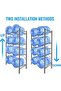 Water Bottle Storage Stand 4 Tier, Water Bottle Holder 8 Bottles of 5 Gallons Heavy Duty Water Jug R - 3