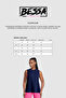 Women's Purple Oversize Crew Neck Cotton Sleeveless T-Shirt/Undershirt - 3