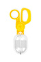 Balloon Scissors |   Large Chamber Transfer Scissors |   Yellow