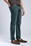 Harry Men's Straight Regular Cut Normal Waist Straight Leg Jean Trousers Green - 3