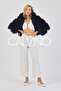 Hooded Fur Jacket Sleeves Detachable - 2