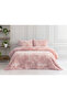 Merinos Reflection Bubble Bedspread, 3 Piece Blanket Set, Double, Blush