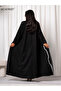 Handmade Suede Shamua Abaya - 4