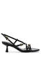 Women's Genuine Leather Black Patent Leather High Heels