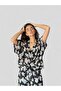 Design V-Neck Chiffon Kimono Shirt Women Black White