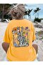 Women's Back Printed Crew Neck T-Shirt
