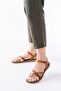 205-093 Taba Garni Genuine Leather Orthopedic Sole Women's Sandals - 2