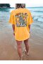 Women's Back Printed Crew Neck T-Shirt - 3
