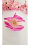 Orchid Flower Pearl Latch Buckle 10 cm Double Sided 1 Piece - 3