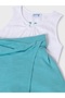 Girl's Top and Bottom Set - Green - 4